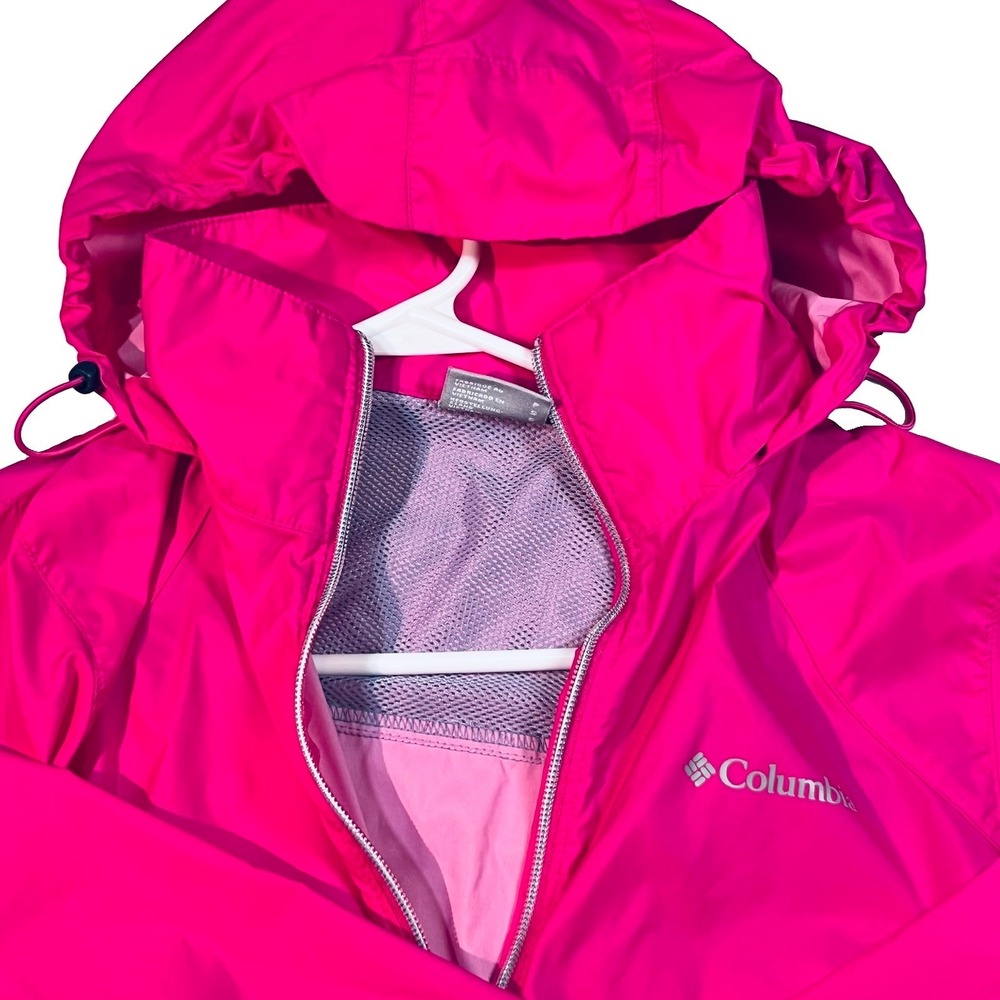 Columbia Women's Rain Resistant Light Jacket Size Small Pink EUC